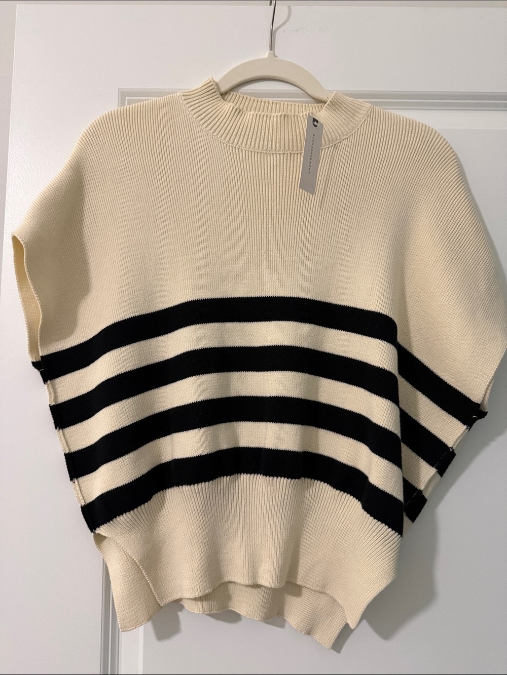Anthropologie Maeve Oversized Short Sleeve Sweater XXS NWT